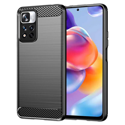 Pouzdro pro Xiaomi Redmi Note 11 Pro+ 5G, Techsuit, Carbon, Černé