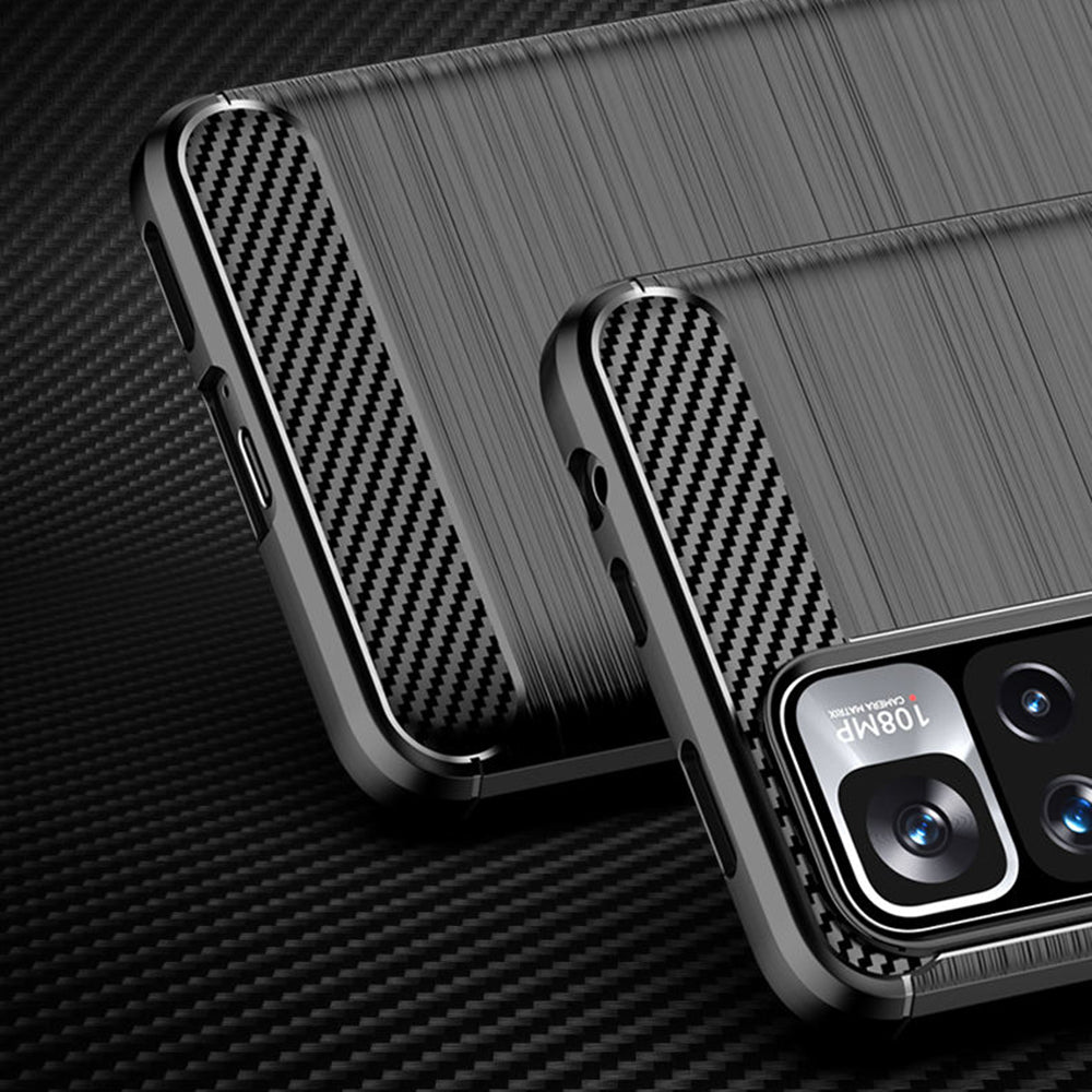 Pouzdro pro Xiaomi Redmi Note 11 Pro+ 5G, Techsuit, Carbon, Černé