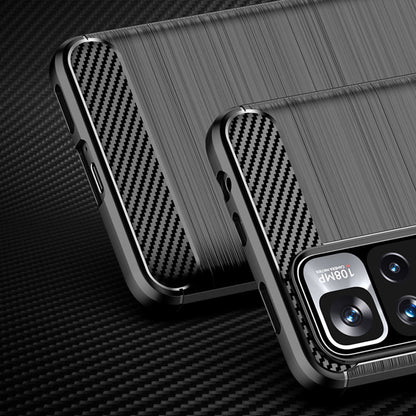 Pouzdro pro Xiaomi Redmi Note 11 Pro+ 5G, Techsuit, Carbon, Černé