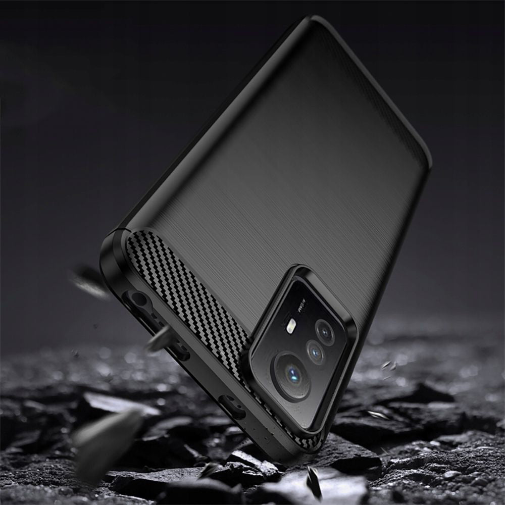 Pouzdro pro Xiaomi Redmi Note 12S, Techsuit, Carbon, Černá