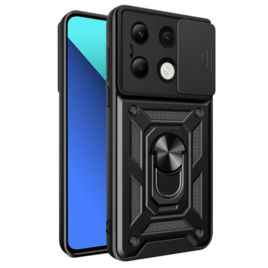 Pouzdro pro Xiaomi Redmi Note 13 4G, Techsuit, CamShield, Černé