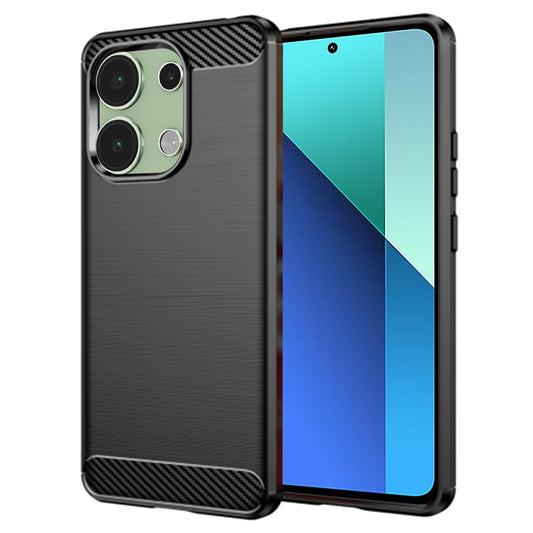 Pouzdro pro Xiaomi Redmi Note 13 4G, Techsuit, Carbon, Černé