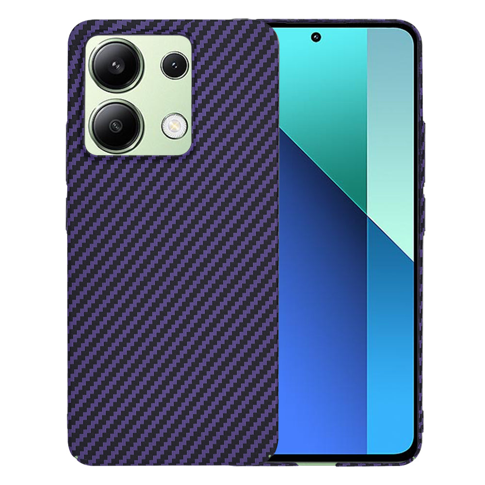 Pouzdro pro Xiaomi Redmi Note 13 4G, Techsuit, Carbonite FiberShell, Fialové