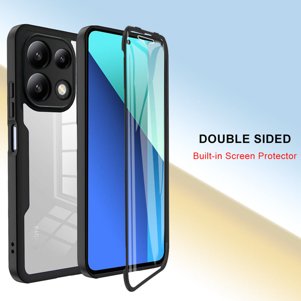 Pouzdro pro Xiaomi Redmi Note 13 4G, Techsuit, ColorVerse 360, Růžové