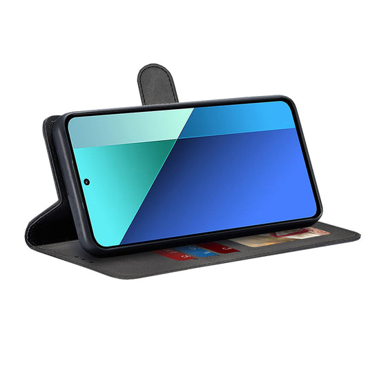 Pouzdro pro Xiaomi Redmi Note 13 4G, Techsuit, Diary Book, Černé