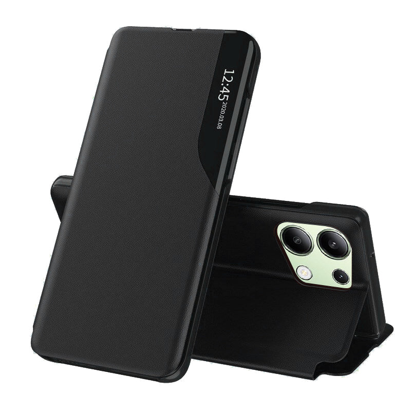 Pouzdro pro Xiaomi Redmi Note 13 4G, Techsuit, eFold, Černé
