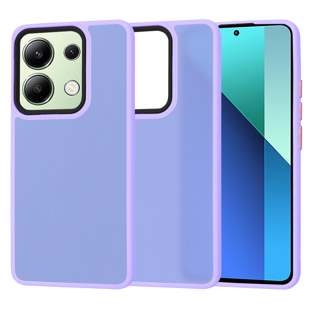 Pouzdro pro Xiaomi Redmi Note 13 4G, Techsuit, HaloFrost, Světle fialové