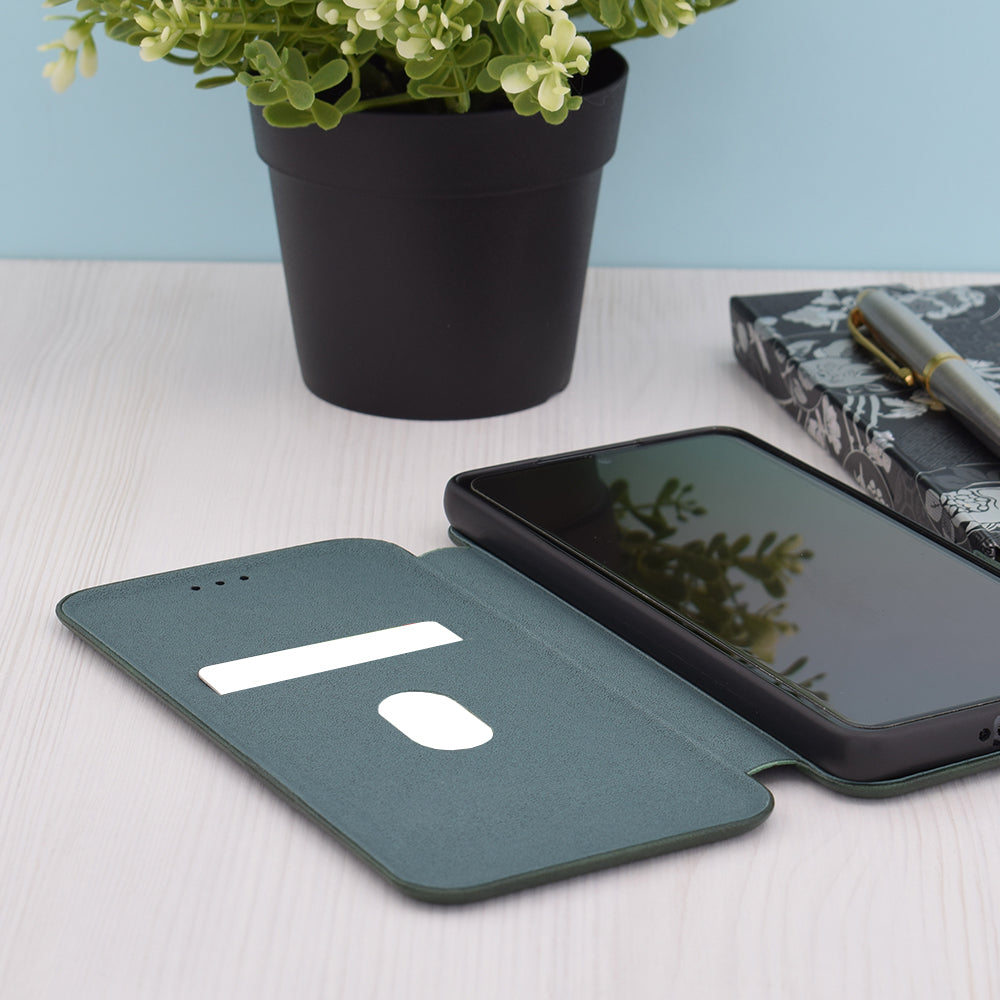Pouzdro pro Xiaomi Redmi Note 13 4G, Techsuit, Safe Wallet Plus, Zelené