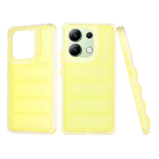 Pouzdro pro Xiaomi Redmi Note 13 4G, Techsuit, Wave Shield, Žluté