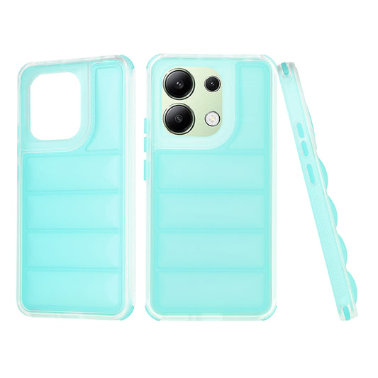 Pouzdro pro Xiaomi Redmi Note 13 4G, Techsuit, Wave Shield, Tyrkysové