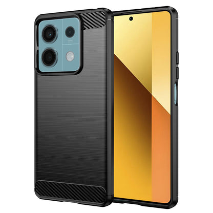 Pouzdro pro Xiaomi Redmi Note 13 5G, Techsuit, Carbon, Černé