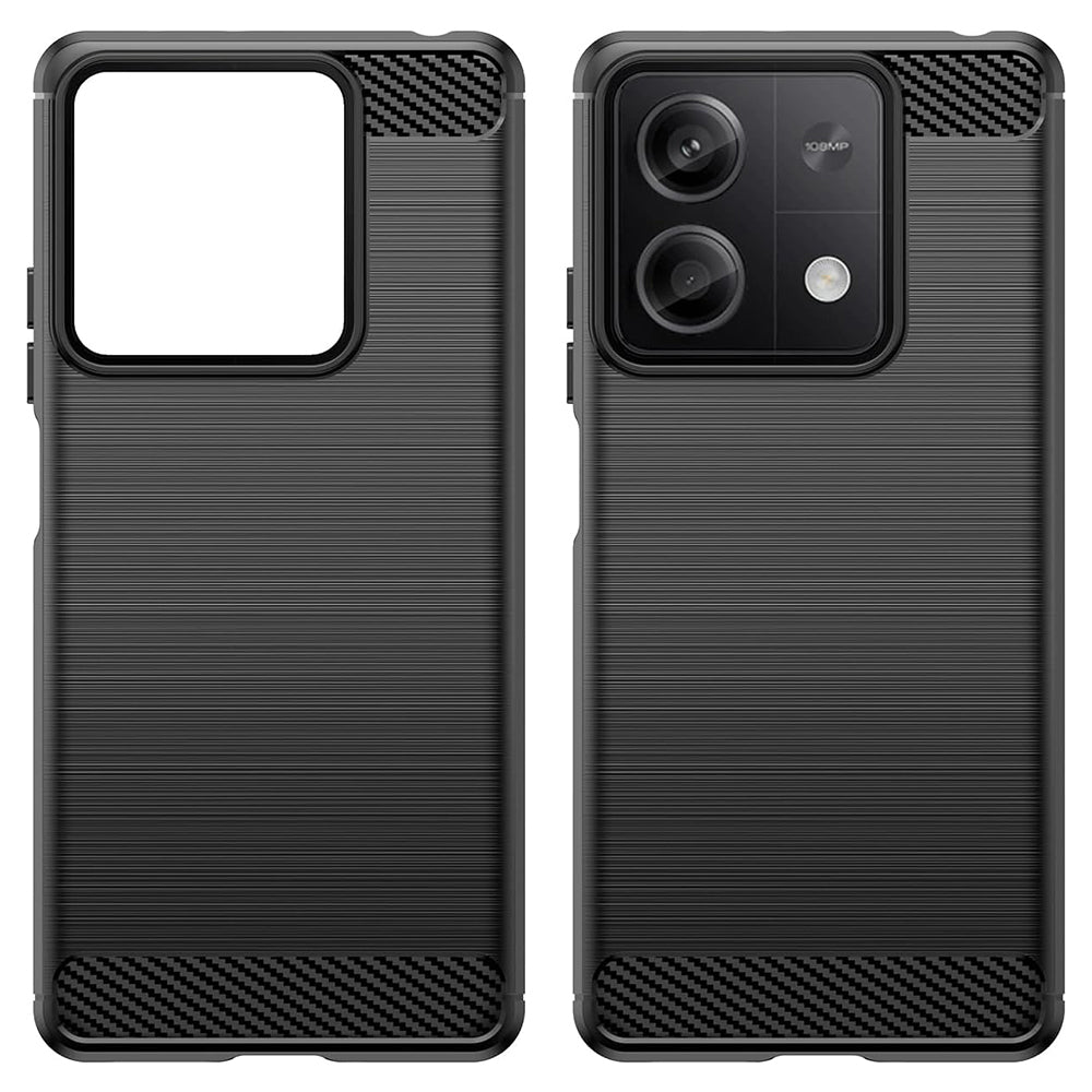 Pouzdro pro Xiaomi Redmi Note 13 5G, Techsuit, Carbon, Černé