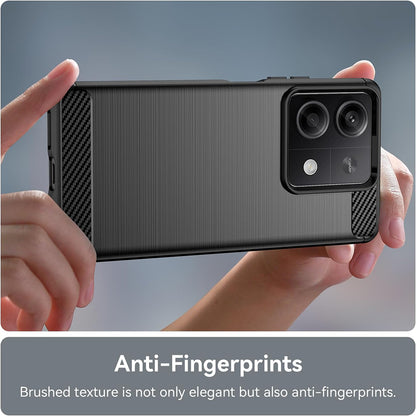 Pouzdro pro Xiaomi Redmi Note 13 5G, Techsuit, Carbon, Černé
