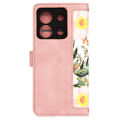Pouzdro pro Xiaomi Redmi Note 13 5G, Techsuit, FlipCraft, Růžové