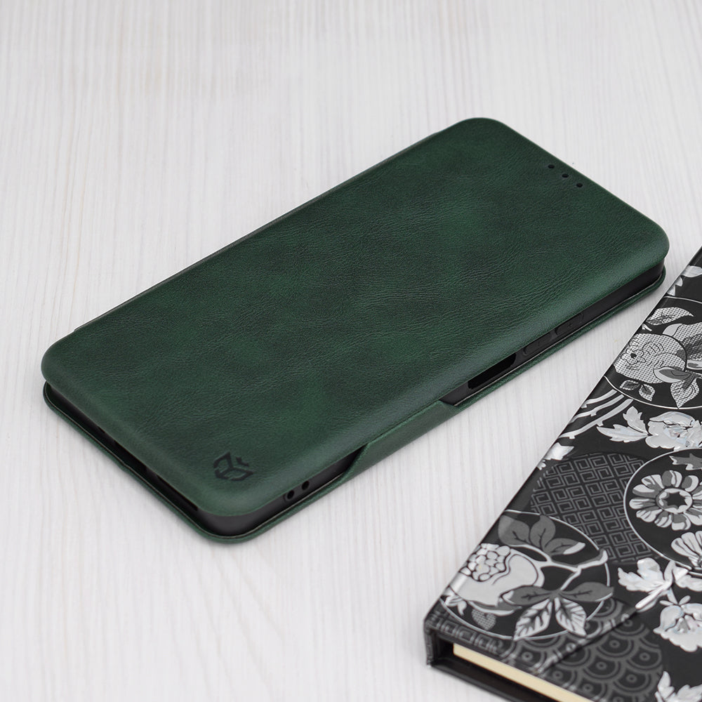 Pouzdro pro Xiaomi Redmi Note 13 5G, Techsuit, Safe Wallet Plus, Zelené