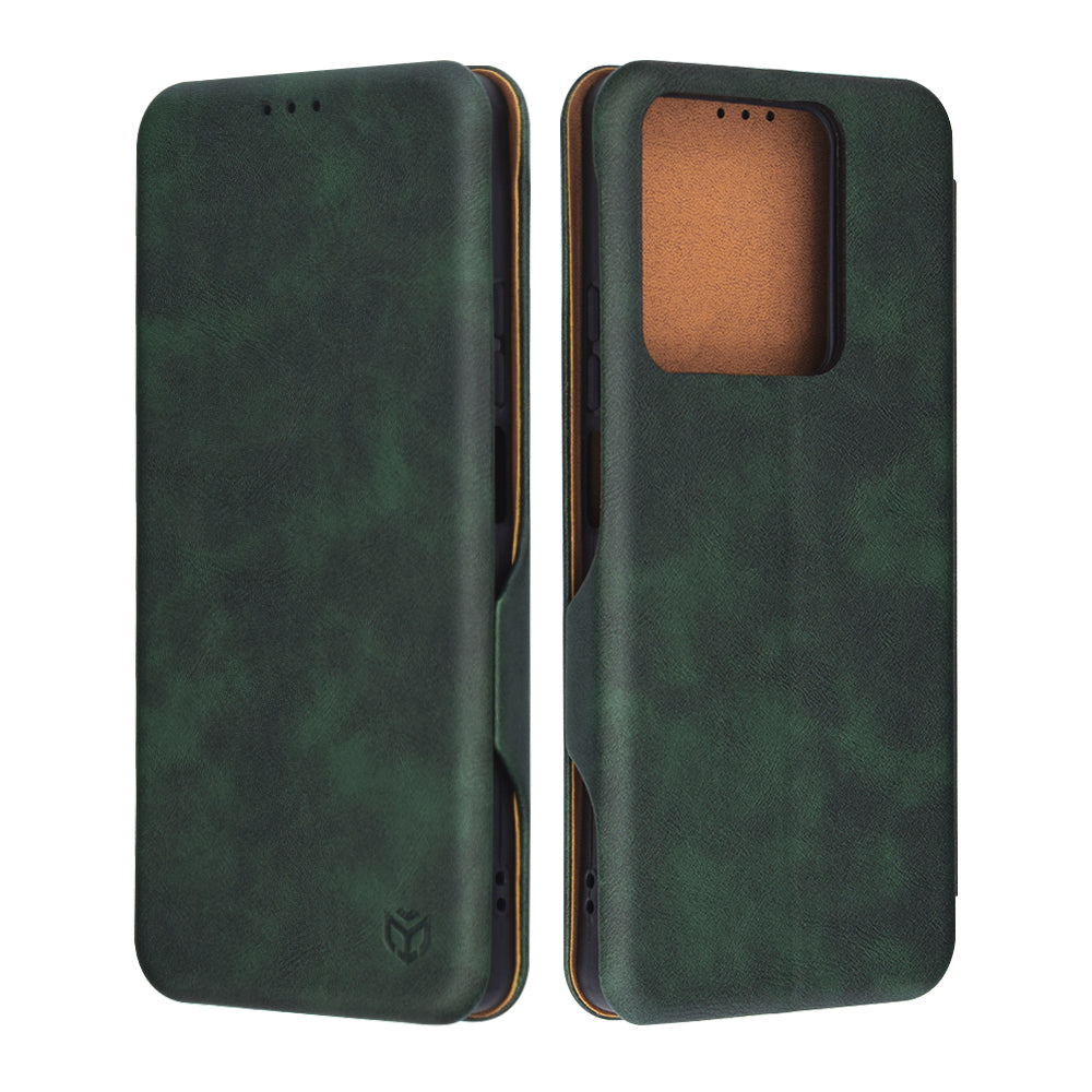 Pouzdro pro Xiaomi Redmi Note 13 5G, Techsuit, Safe Wallet Plus, Zelené