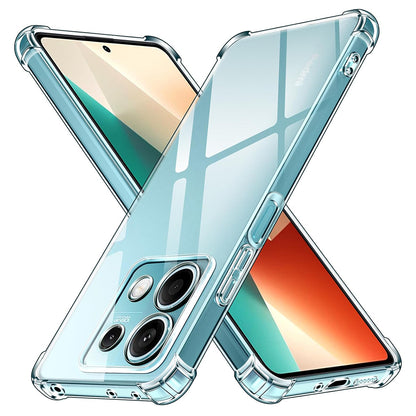 Pouzdro pro Xiaomi Redmi Note 13 5G, Techsuit, Odolné proti nárazům, Průhledné