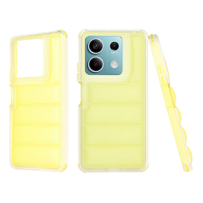Pouzdro pro Xiaomi Redmi Note 13 5G, Techsuit, Wave Shield, žluté