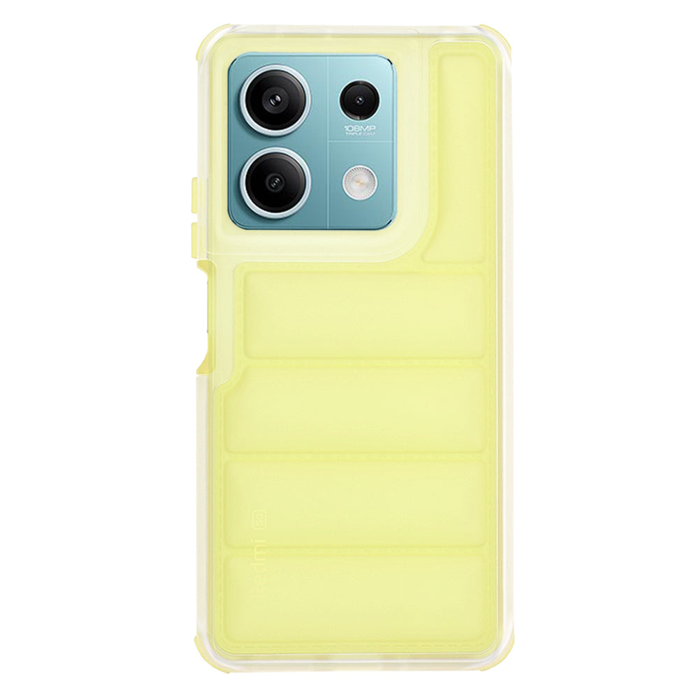 Pouzdro pro Xiaomi Redmi Note 13 5G, Techsuit, Wave Shield, žluté
