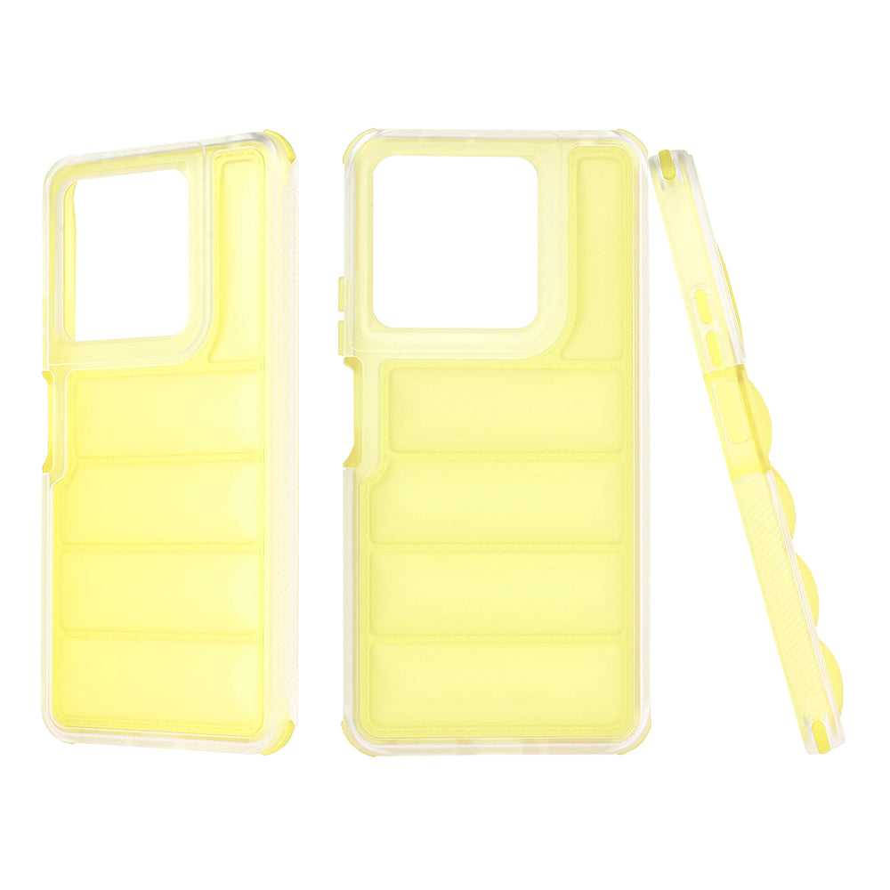 Pouzdro pro Xiaomi Redmi Note 13 5G, Techsuit, Wave Shield, žluté