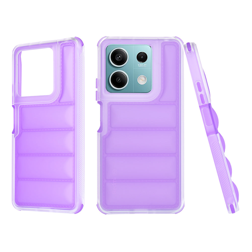Pouzdro pro Xiaomi Redmi Note 13 5G, Techsuit, Wave Shield, Fialové