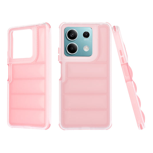 Pouzdro pro Xiaomi Redmi Note 13 5G, Techsuit, Wave Shield, růžové