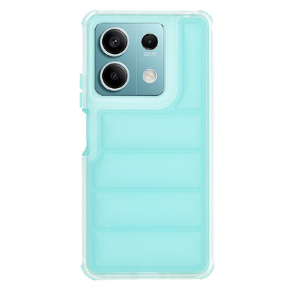 Pouzdro pro Xiaomi Redmi Note 13 5G, Techsuit, Wave Shield, Tyrkysové