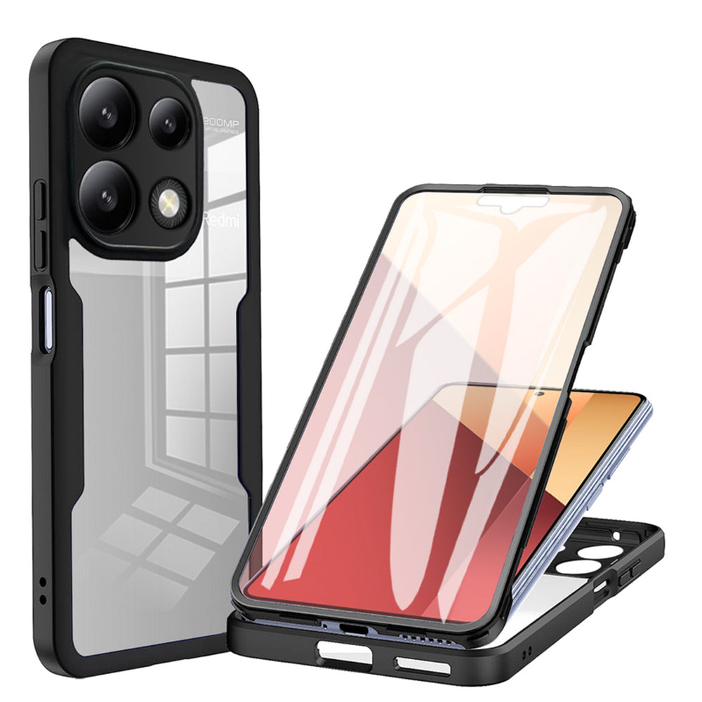 Case for Xiaomi Redmi Note 13 Pro 4G / Poco M6 Pro 4G, Techsuit, ColorVerse 360, Black