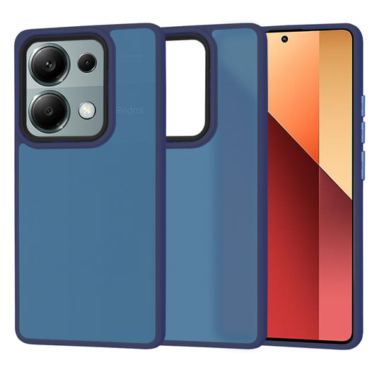 Pouzdro pro Xiaomi Redmi Note 13 Pro 4G / Poco M6 Pro 4G, Techsuit, HaloFrost, Tmavě modrá