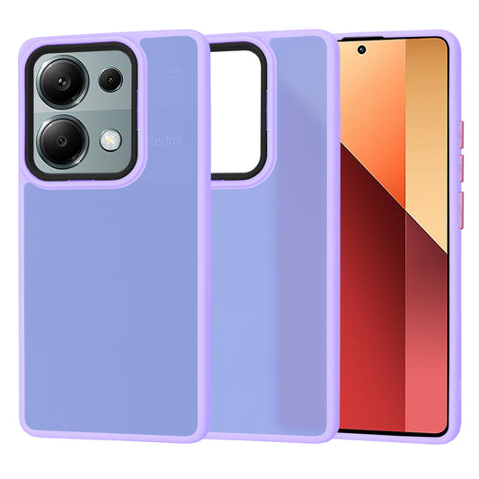 Pouzdro pro Xiaomi Redmi Note 13 Pro 4G / Poco M6 Pro 4G, Techsuit, HaloFrost, Světle fialové