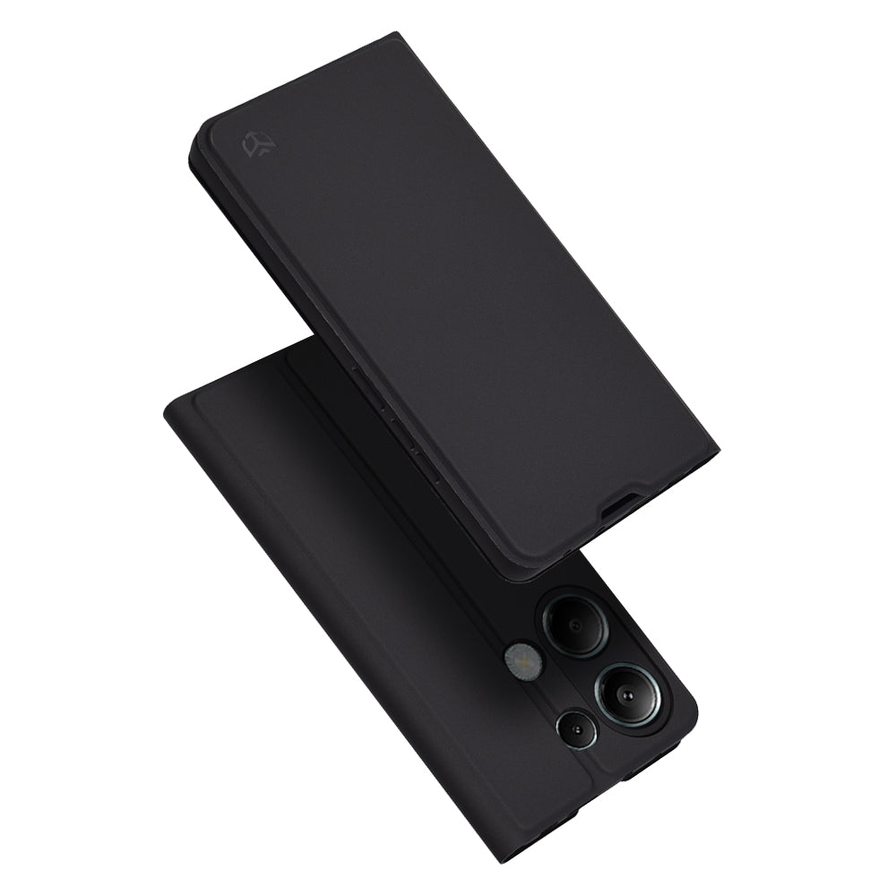 Pouzdro pro Xiaomi Redmi Note 13 Pro 4G / Poco M6 Pro 4G, Techsuit, Magskin Book, Černé