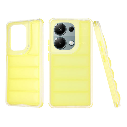 Pouzdro pro Xiaomi Redmi Note 13 Pro 4G / Poco M6 Pro 4G, Techsuit, Wave Shield, Žlutá