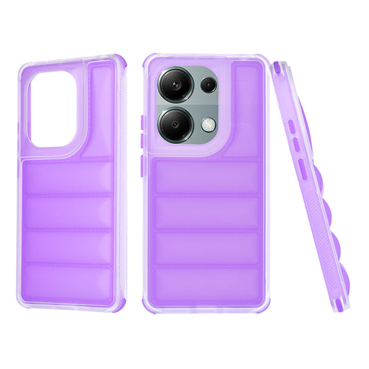 Pouzdro pro Xiaomi Redmi Note 13 Pro 4G / Poco M6 Pro 4G, Techsuit, Wave Shield, Fialová