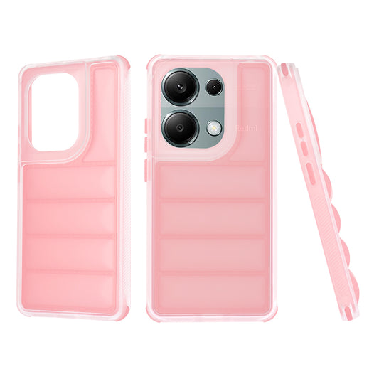 Pouzdro pro Xiaomi Redmi Note 13 Pro 4G / Poco M6 Pro 4G, Techsuit, Wave Shield, Růžové