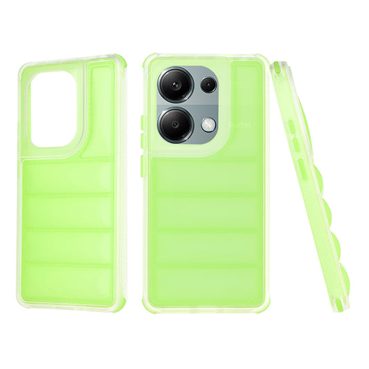 Pouzdro pro Xiaomi Redmi Note 13 Pro 4G / Poco M6 Pro 4G, Techsuit, Wave Shield, Zelené