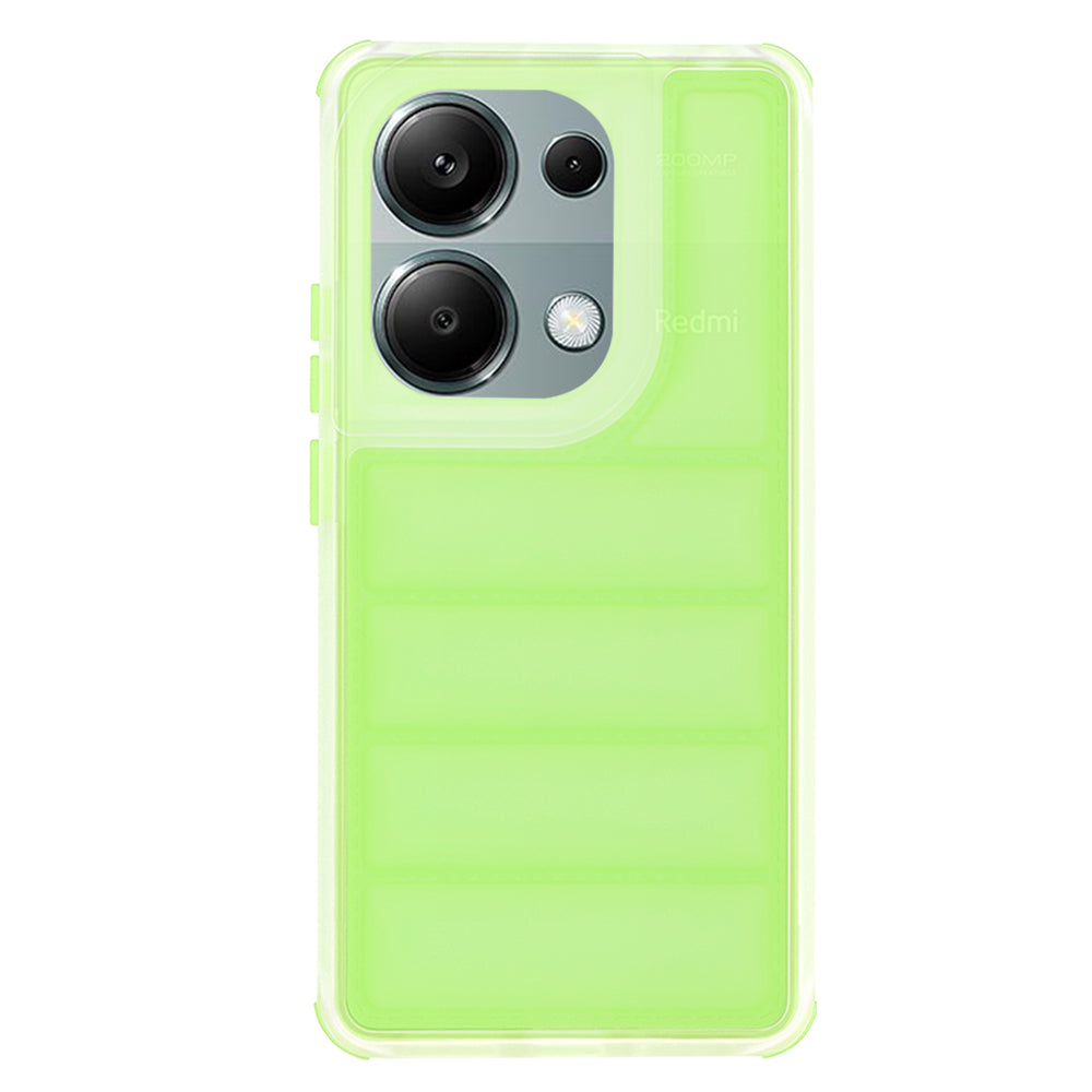 Pouzdro pro Xiaomi Redmi Note 13 Pro 4G / Poco M6 Pro 4G, Techsuit, Wave Shield, Zelené