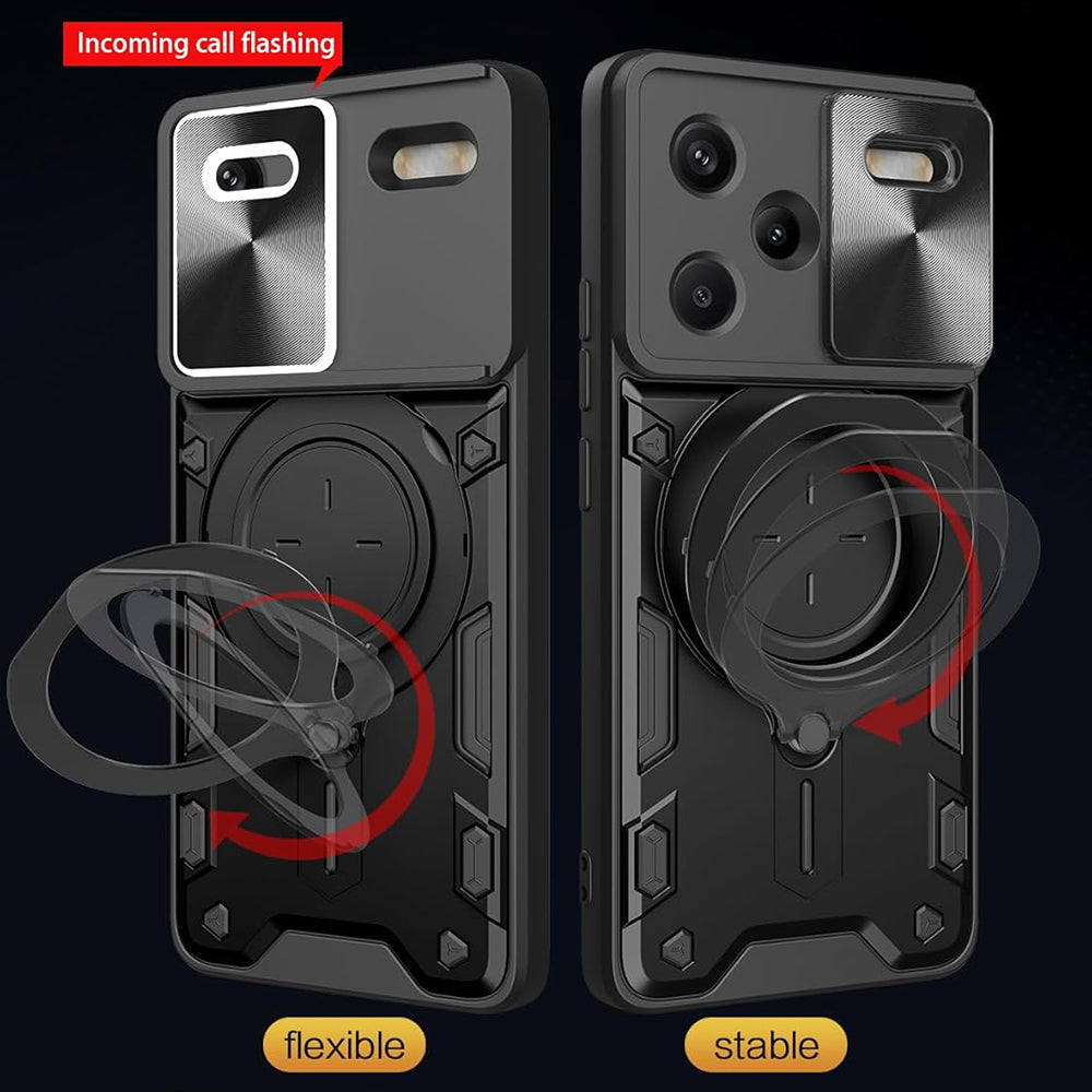 Pouzdro pro Xiaomi Redmi Note 13 Pro+, Techsuit, CamGuard Pro, Černé