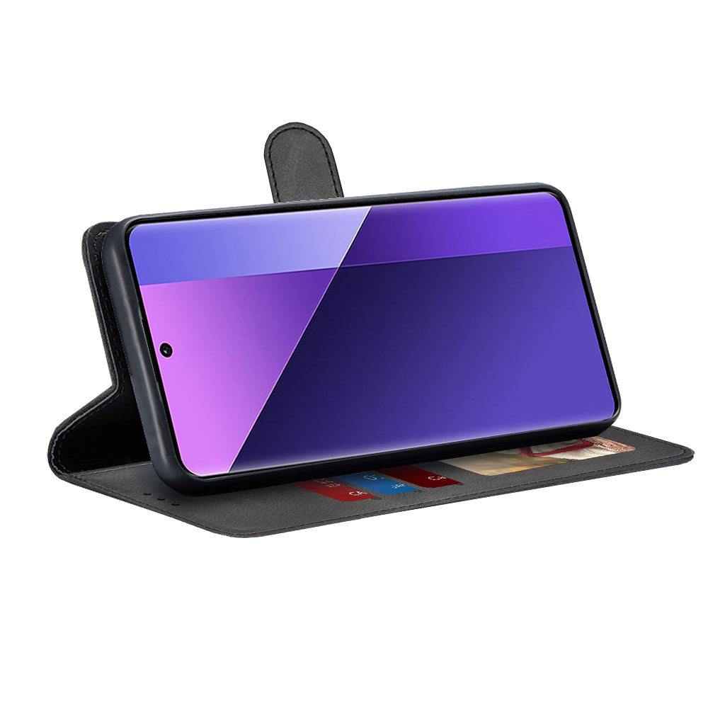 Case for Xiaomi Redmi Note 13 Pro+, Techsuit, Diary Book, Black