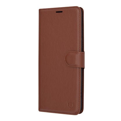 Pouzdro pro Xiaomi Redmi Note 13 Pro+, Techsuit, kožené folio, hnědé