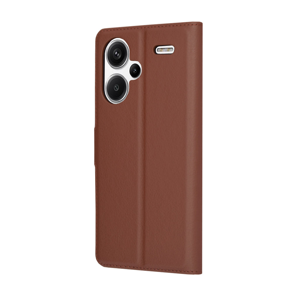 Pouzdro pro Xiaomi Redmi Note 13 Pro+, Techsuit, kožené folio, hnědé
