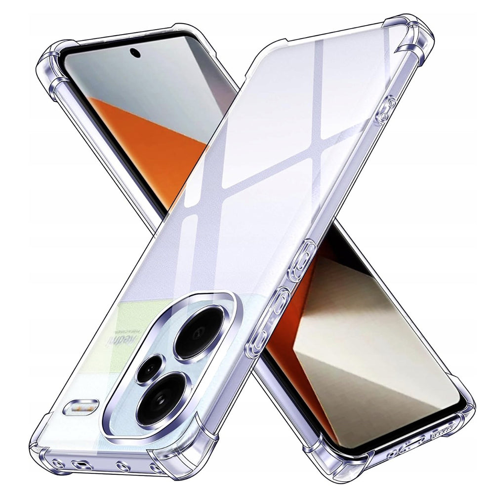 Pouzdro pro Xiaomi Redmi Note 13 Pro+, Techsuit, Odolné proti nárazům, Průhledné