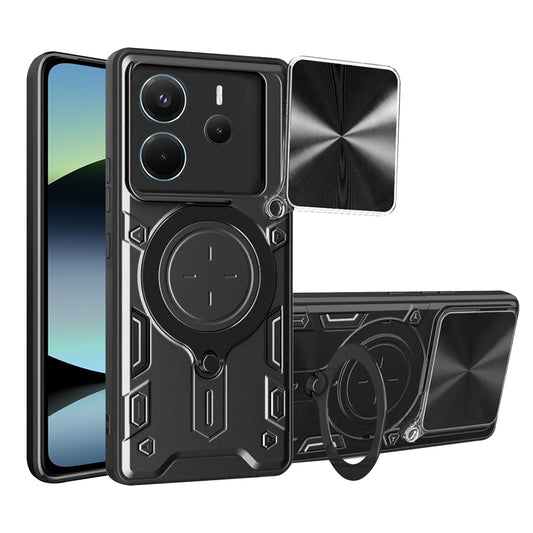 Pouzdro pro Xiaomi Redmi Note 14 4G (Regionální), Techsuit, CamGuard Pro, Černé