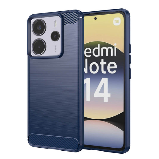 Pouzdro pro Xiaomi Redmi Note 14 4G (Regionální), Techsuit, Carbon, Modrá