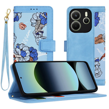 Case for Xiaomi Redmi Note 14 4G (Regional), Techsuit, FlipCraft, Blue