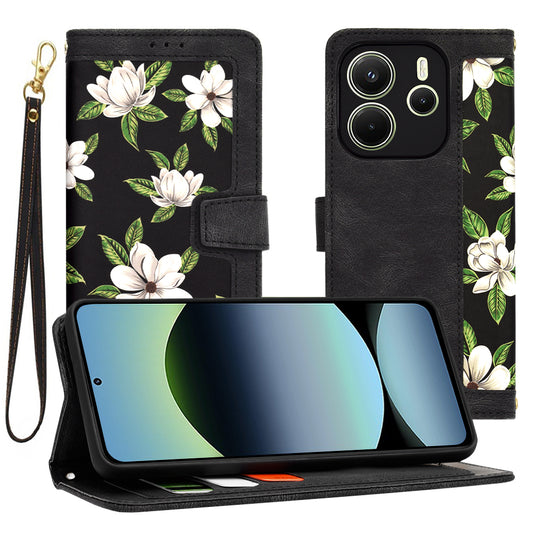 Pouzdro pro Xiaomi Redmi Note 14 4G (Regionální), Techsuit, FlipCraft, Černé