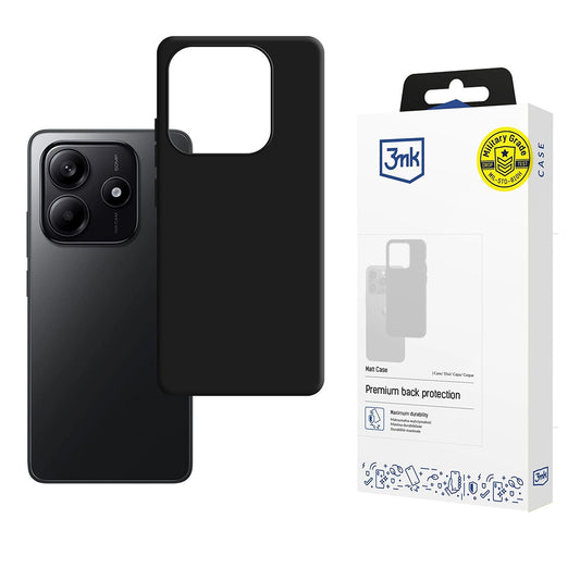 Pouzdro pro Xiaomi Redmi Note 14 4G (Standard), 3MK, Matná černá