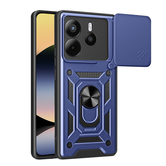 Pouzdro pro Xiaomi Redmi Note 14 4G (Standard), Techsuit, CamShield, Modré