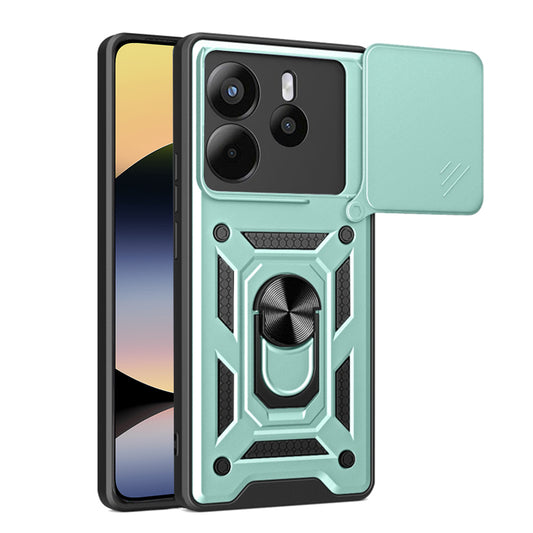 Pouzdro pro Xiaomi Redmi Note 14 4G (Standard), Techsuit, CamShield, Zelené