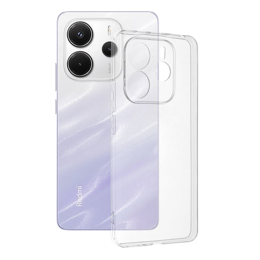 Pouzdro pro Xiaomi Redmi Note 14 4G (Standard), Techsuit, Čiré, Transparentní
