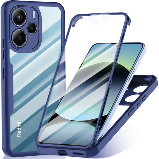 Pouzdro pro Xiaomi Redmi Note 14 4G (Standard), Techsuit, ColorVerse 360, Modrá